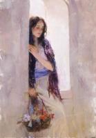 Pino Daeni - Impression oil painting.